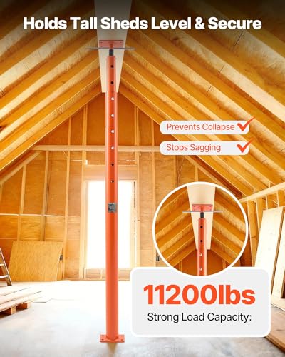 VEVOR House Floor Jacks, 2 Pack, 54-150 inch, 11200 lbs Load Capacity Set - size: 54"-150"