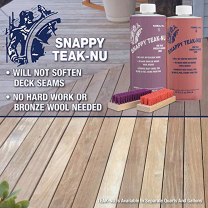 STAR BRITE Snappy Teak-Nu No 1 Restore & Renew - style: #1 & #2 32 Oz Kit