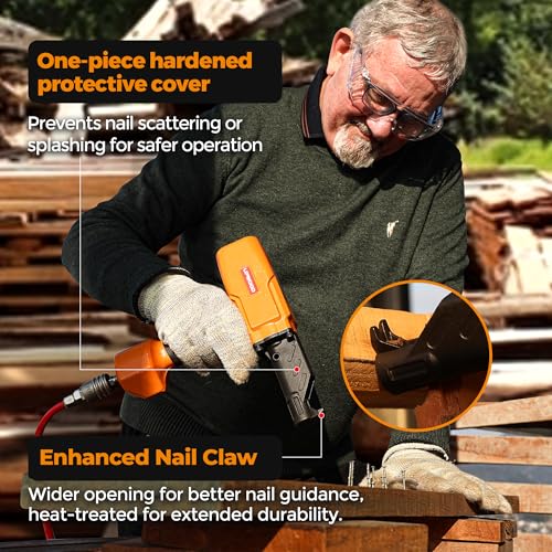 Air Nail Puller Nail Remover Pneumatic Denailer Tool for Recycled Wood Fence Pallet (Ideal for soft or medium-hard woods) - style: BD70 Nail Remover