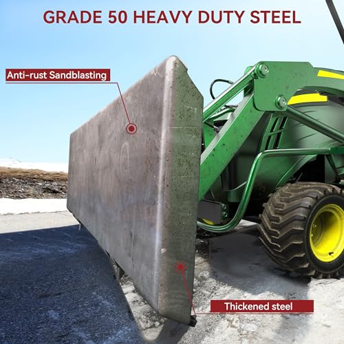 YITAMOTOR 5/16" Skid Steer Mount Plate Attachment for Kubota, Bobcat - size: 5/16 Inch