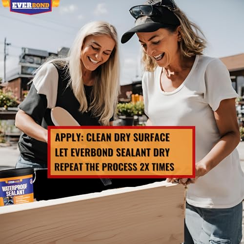 Liquid Rubber Waterproof Sealant - Rubber Paint - All Surface Leak Repair Indoor and Outdoor Flexible Roof Sealant, Water-Based, Easy to Apply, Original Black, 1 Gallon