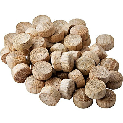Walnut-1/2" Oval Top Wood Plugs