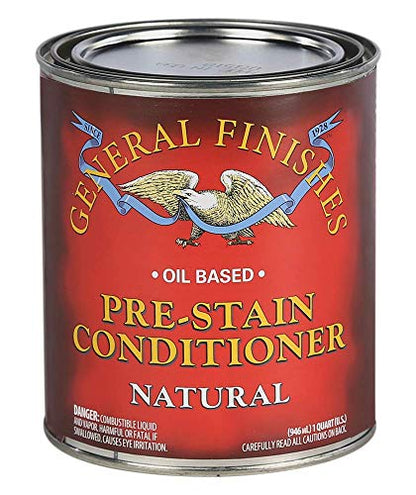 General Finishes Oil Based Pre-Stain Wood Conditioner, 1 Quart - size: 1 Quart