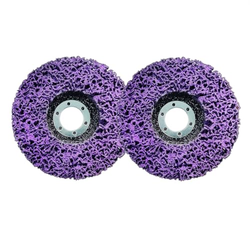 4 1/2 Inch Strip Wheel Discs for Angle Grinder - 4.5''x7/8'' Silicon Carbide Grinding Stripping Wheel Sanding Discs with 7/8'' Arbor for Cleaning,Remove Rust,Paint,Welds,Coating - style: Purple