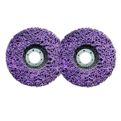 4 1/2 Inch Strip Wheel Discs for Angle Grinder - 4.5''x7/8'' Silicon Carbide Grinding Stripping Wheel Sanding Discs with 7/8'' Arbor for Cleaning,Remove Rust,Paint,Welds,Coating - style: Purple