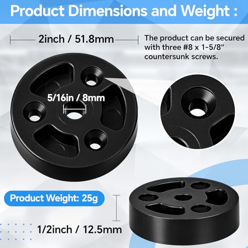 20 Pcs,2" X 1/2" Deck Board Ledger Spacers Bulk Building Drainage Tool - size: 2" X 1/2"