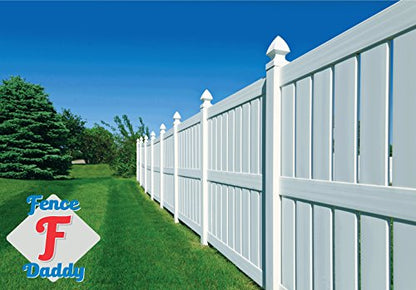 Vinyl Fence Post and Panel Repair Kit Your Fence Will Look As Good As New (Khaki Fence Daddy Kit) - color: Khaki