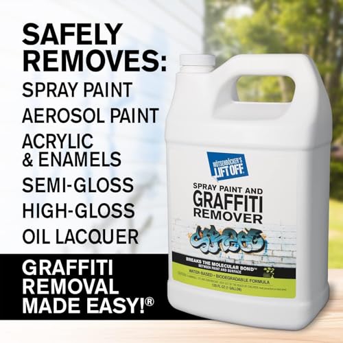Lift Off Spray Paint & Graffiti Remover, 1 Gallon, 41201 (Pack of 4) - size: 128 Fl Oz (Pack of 4)