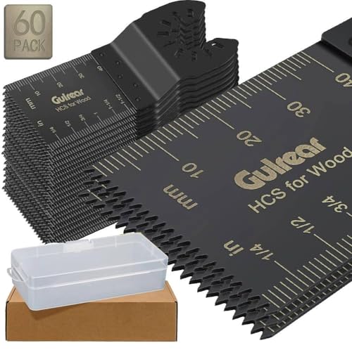 60Pcs Oscillating Tool Blades Universal Multitool Blades