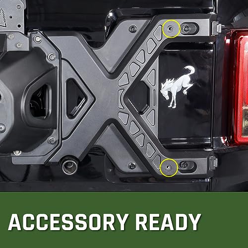IAG X-Brace Tailgate Reinforcement for Ford Bronco Non-Sasquatch, 2021+ - size: Non-Sasquatch