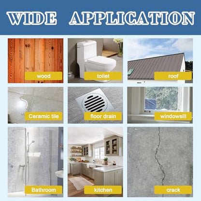 Waterproof Glue,Invisible Agent,Strong Transparent Sealant(0.3, Kilograms)