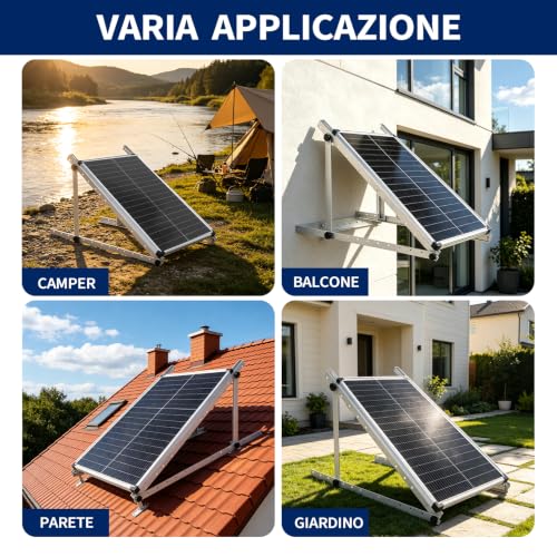 28" Solar Panel Mount Brackets Adjustable Solar Panel Tilt Mount Brackets for 50-200 Watts Solar Panel 2400Pa (Silver, 28, 1Sets) - size: 28IN 1 Set