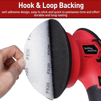 50PCS 6 Inch Wet Dry Sanding Discs,1500 Grit Hook & Loop Sandpaper - style: 1500 Grit