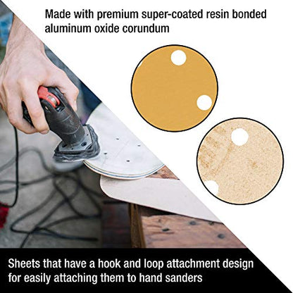 Dura-Gold Premium Triangle Oscillating Mouse Sanding Sheets - 1000 Grit - size: 1000-Grit