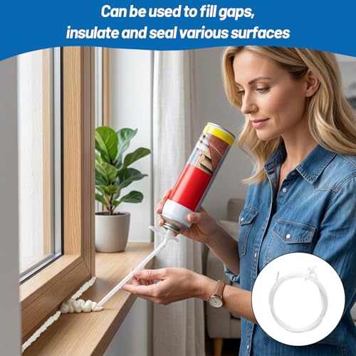 2-Pack Spray Foam Nozzle Extension Tubes, 78.74 Inch Long Reach Hose