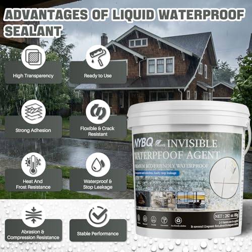 NYBQ Waterproof Sealant Coating 282oz, Invisible Waterproof Agent - size: 282oz