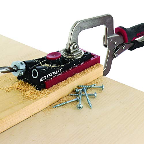 Milescraft Pocket Jig200 Pocket Hole Kit, Red