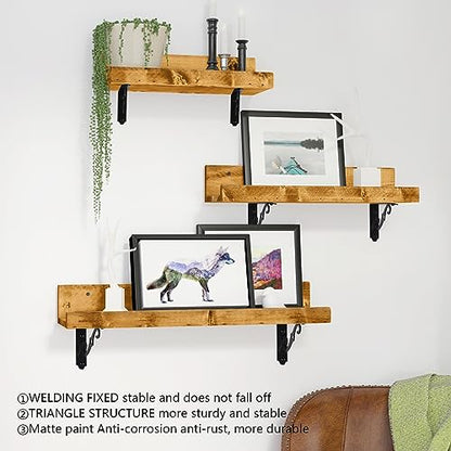 HOME MASTER HARDWARE Decorative Shelf Brackets, 5x3.5 inch, Black, 4 Pack - size: 5 x 3 1/2 Inch, style: Black-4Pack