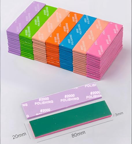 IRISFLY 30Pcs Sanding Sponge,Waterproof Wet Dry Hobby Model Tool,Sanding Block Assortment Set (1000,1200,1500 Grit) - size: 1000,1200,1500 Grit