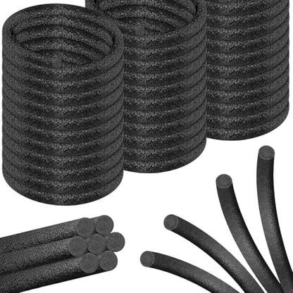 Backer Rod Foam Gap Filler Crack Filler for Concrete Repair Caulk Saver Backing Rod Concrete Expansion Joint Rope Caulk for Sealing Gaps, Expansion Joints, Crack Filling (Black, 1/4 Inch x 100 Feet) - size: 1/4 Inch x 100 Feet