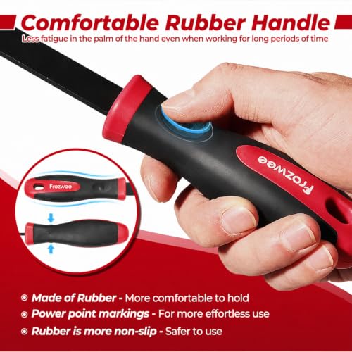 2PCS Carbide Scraper Set(1-1/4" & 5/8"),Super Gasket Scraper,Red - size: Red-1x5/8"+1x1-1/4"
