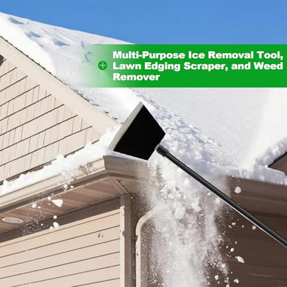 Floor Scraper Garden Shovel, Cleaning Remove Long Handle Tool 88in