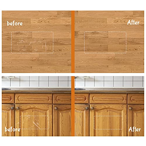 REALINN Wood Furniture Repair Kit 8 Light Colors, Wood Fillers - color: Light