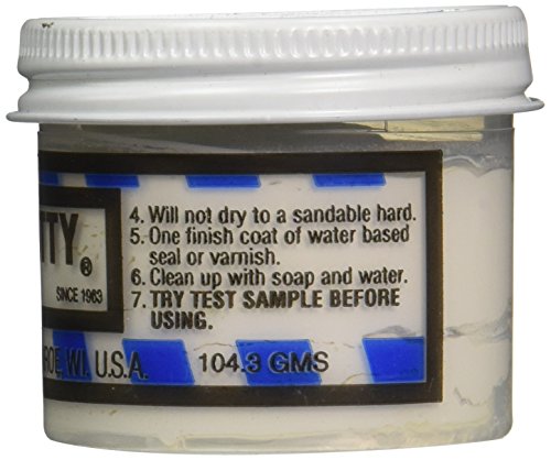 3.68 oz Color Putty 200 White Waterborne Putty - color: White