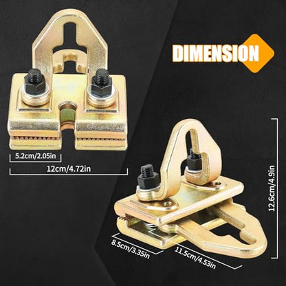 5 Ton Auto Body Repair Clamp, Right-Angle Two-Way Body Pull Clamps