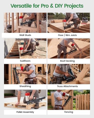 meite 21 Degree Framing Nails 3-1/2 Inch Galvanized Plastic Collated Nails for Pneumatic Cordless Framing Nailer, Full Round Head Smooth Shank Framing Nails for Subfloors Decking Sheathing 1,000PCS - size: 3-1/2-Inch x 0.131-Inch, style: Smooth Shank