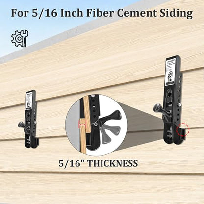 Siding Tools Compatible with 5/16- Inch Fiber Cement Siding - style: Black