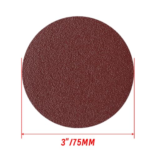 100-Pack 3-Inch Heavy-Duty Coarse Sanding Discs - style: Heavy-Duty Coarse Kit