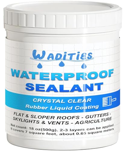 Invisible Waterproof Sealant 18oz, Wall Bathroom Roof Waterproof Coating - style: 18oz