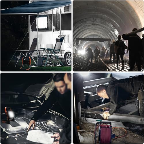 LTE 50W LED Work Light 4300LM Portable Work Light with 16.4FT Cord