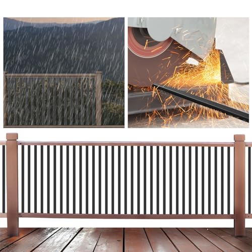 HZIU 26 Pack 32.25'' Rust-Resistant Deck Balusters,Deck Railing kit - size: 32.25 Inch