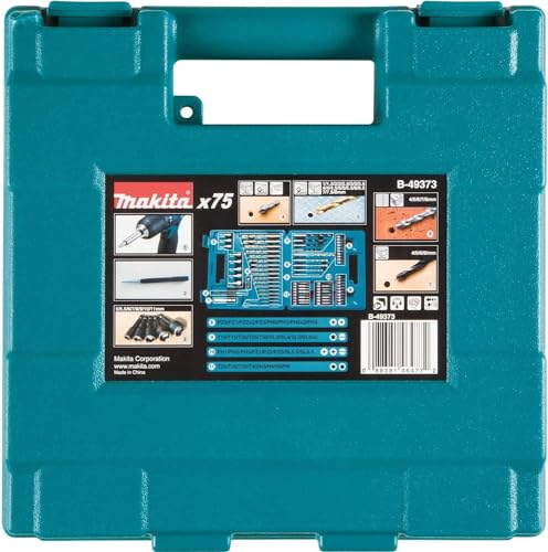 Makita B-49373 75 PC Metric Drill and Screw Bit Set - style: 75 Piece