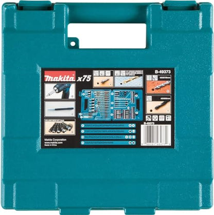 Makita B-49373 75 PC Metric Drill and Screw Bit Set - style: 75 Piece