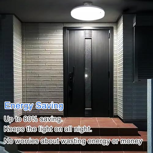 NCBCNB E27 UFO Garage Light Bulbs 195W Equivalent Efficient 30W 5.7Inch 2700LM, LED Light Bulbs, 6500K Daylight White Light E27/26 Standard Base, 50000 Hours Lifespan for Hallway Bedroom Home Garage - size: 6 Inch