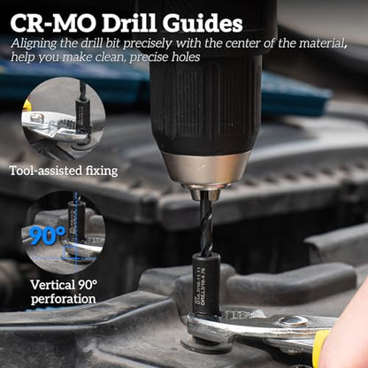 Screw & Pipe Extractor Set,Left Hand Drill Bit with Drill Guides - color: 37-piece Bolt Extractor Set
