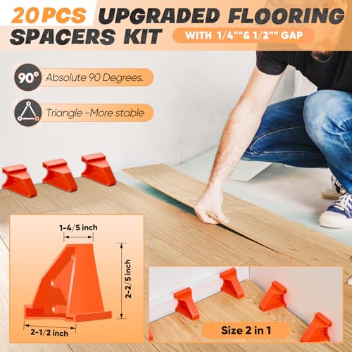 Saker Laminate Flooring Tools, 63-Piece Wood Flooring Installation Kit