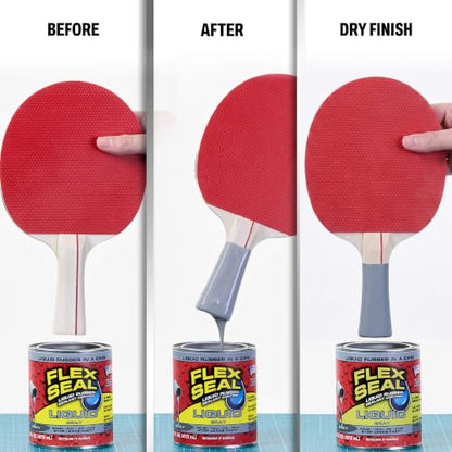 Flex Seal Liquid Rubber Sealant Coating, Waterproof, Gray, 16 oz - color: Gray, size: 16 oz