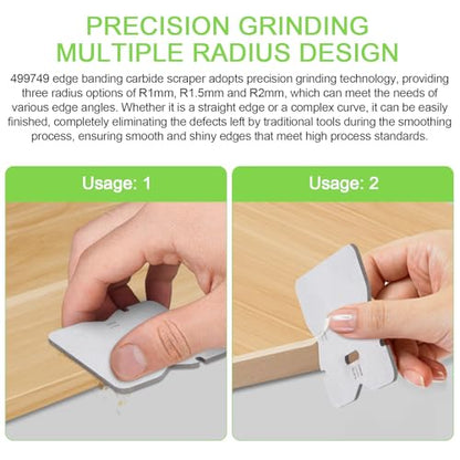 499749 Edge Banding Carbide Scraper for Trimming Smooth Curve Edges