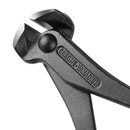 Bates- Nail Puller, 7 Inch Steel End Cutting Pliers - color: Red, size: 7", 1 Pack