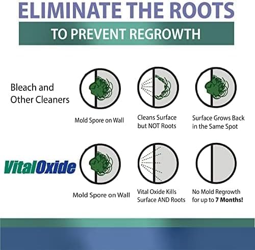 Vital Oxide Disinfectant, Deodorizer, Cleaner, Food-Contact Sanitizer, Virucide – (EPA registration #82972-1) – Kills Mold & Mildew, Eliminates Odors -1 Gallon - size: 128 Fl Oz (Pack of 1)