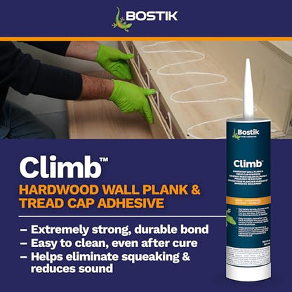 BOSTIK Climb 10.1oz Premium Adhesive Glue for Medium Floor & - 1 Cartridge