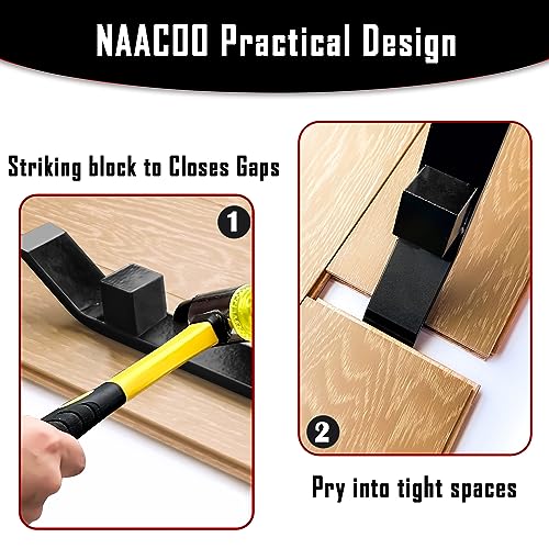 NAACOO 17Inch Heavy Pull Bar&Pry Bar Flooring Installation Tool