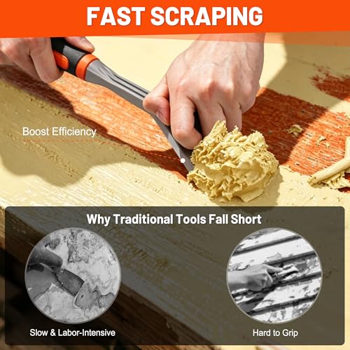 ValueMax 2-1/2" Carbide Scraper with Ergonomic Handle for Removal