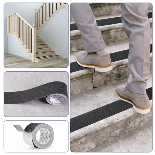 Mr. Pen Anti Slip Tape, 4 Inch x 23 Feet, Black, Waterproof - size: 4 Inch, 23 Feet