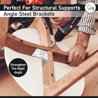 Angle Brackets - size: 1.18" x 1.18" x 1.18"