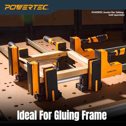 POWERTEC Parallel Clamp Blocks, 4 Pack - for Cabinet Door & Frame Gluing, Compatible with Most Standard Parallel Clamps, Works As Wall Mountable Storage Solution (72155) - style: Parallel Clamp Blocks (4PCs)